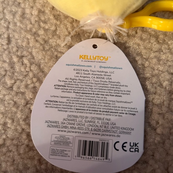 🐥 Aimee Chick Easter Squishmallow Clip - Picture 5 of 5